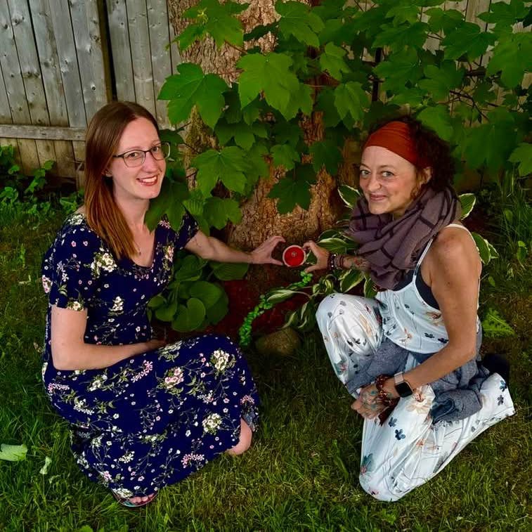 Erica and Bic together outdoors
